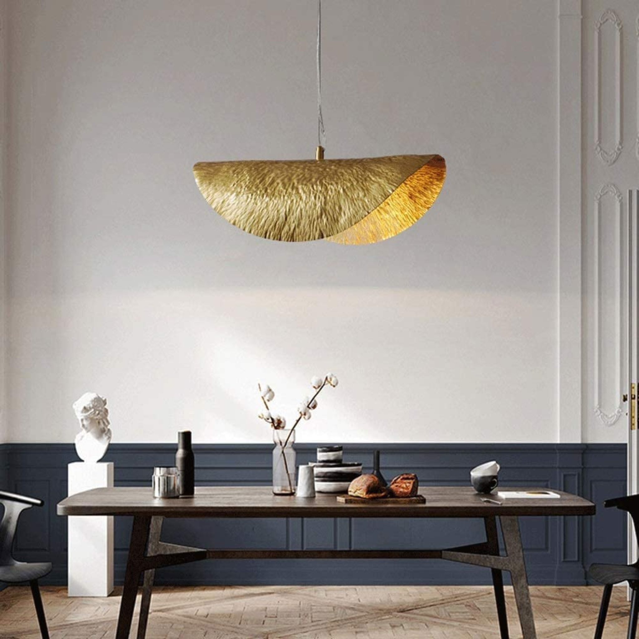 Brass Leaf Lamps