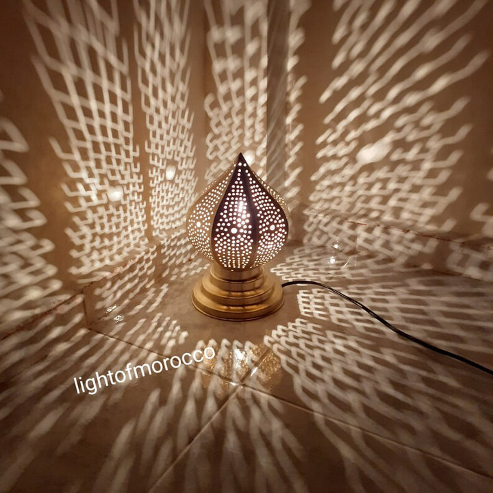 BRASS TABLE & FLOOR LAMP , YOYO