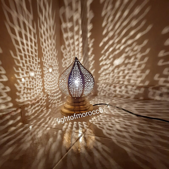 BRASS TABLE & FLOOR LAMP , YOYO
