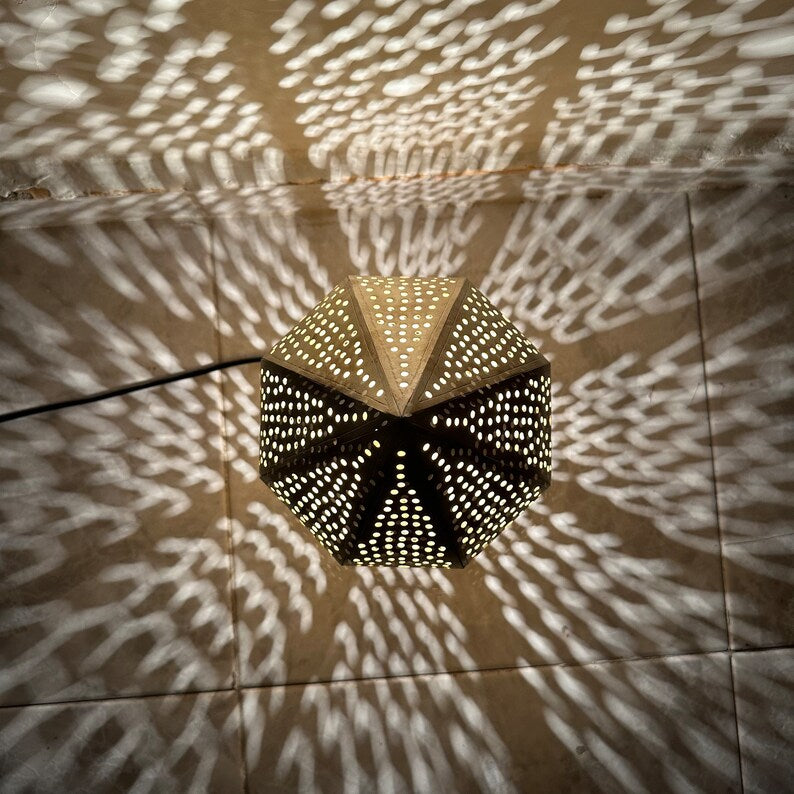 BRASS TABLE & FLOOR LAMP , YOYO
