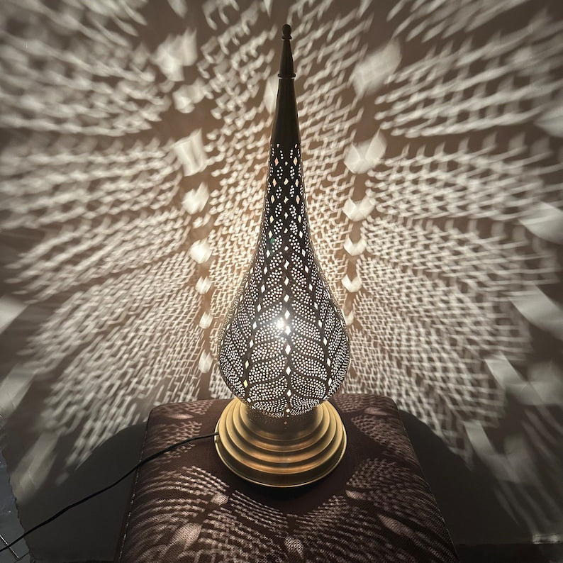 MOROCCAN TABLE & FLOOR LAMP , EYA
