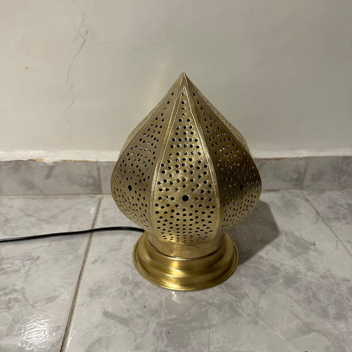 BRASS TABLE & FLOOR LAMP , YOYO