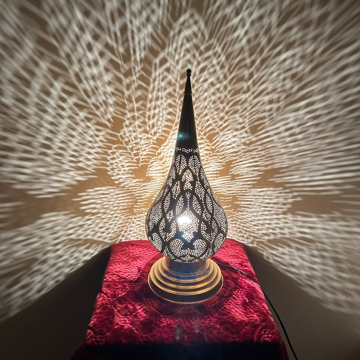 MOROCCAN TABLE & FLOOR LAMP , AMIRA