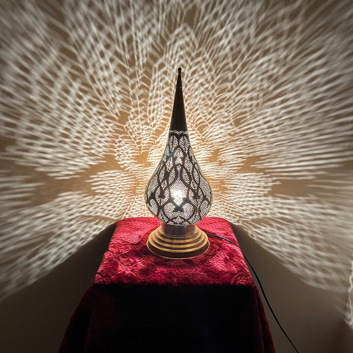MOROCCAN TABLE & FLOOR LAMP , AMIRA