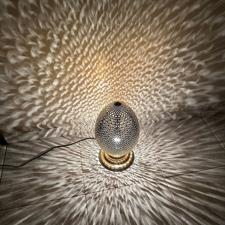BRASS TABLE & FLOOR LAMP , ADEL