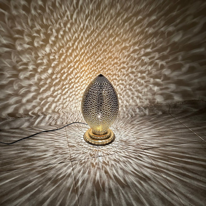 BRASS TABLE & FLOOR LAMP , ADEL