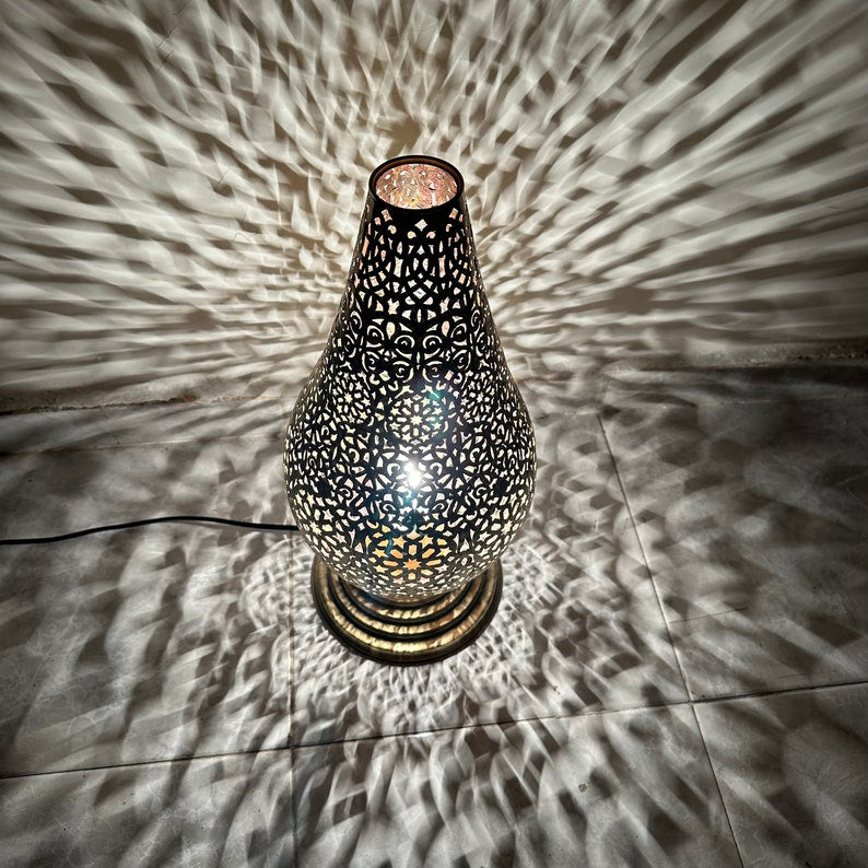 MOROCCAN TABLE & FLOOR LAMP , NOUR