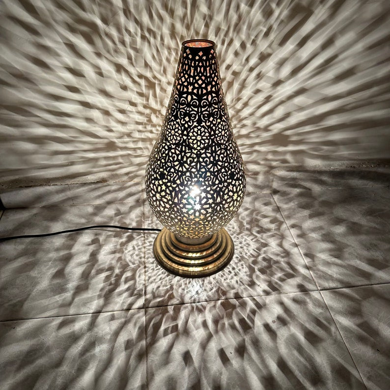 MOROCCAN TABLE & FLOOR LAMP , NOUR