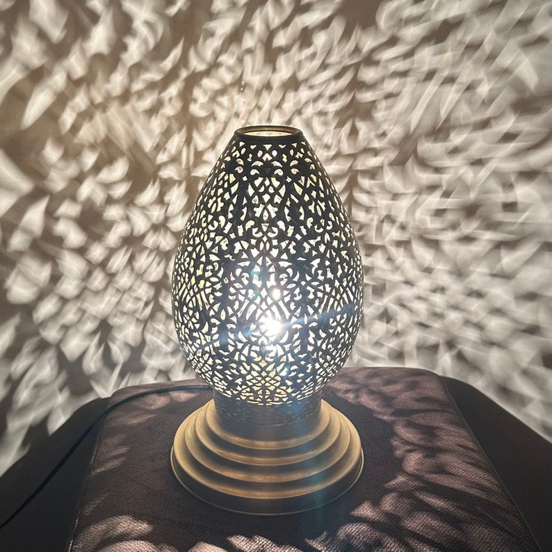 BRASS TABLE & FLOOR LAMP , FAHIM