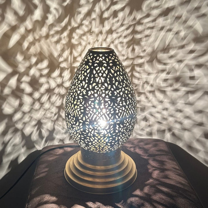 BRASS TABLE & FLOOR LAMP , FAHIM