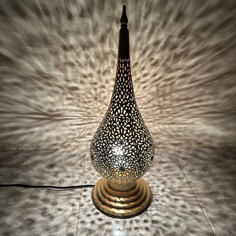MOROCCAN TABLE & FLOOR LAMP , FAYZA