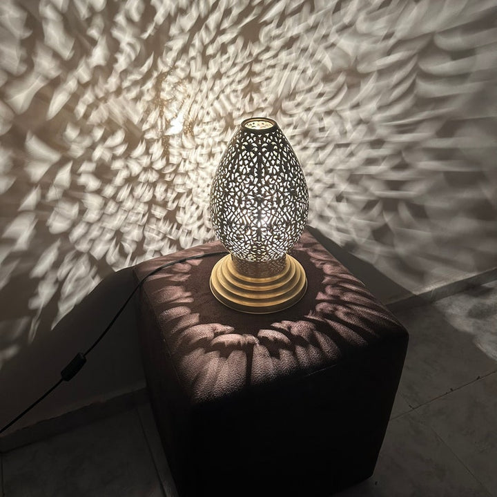 BRASS TABLE & FLOOR LAMP , FAHIM