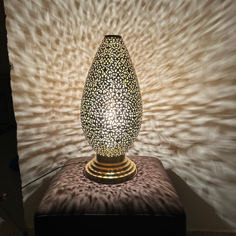 MOROCCAN TABLE & FLOOR LAMP , MAYA