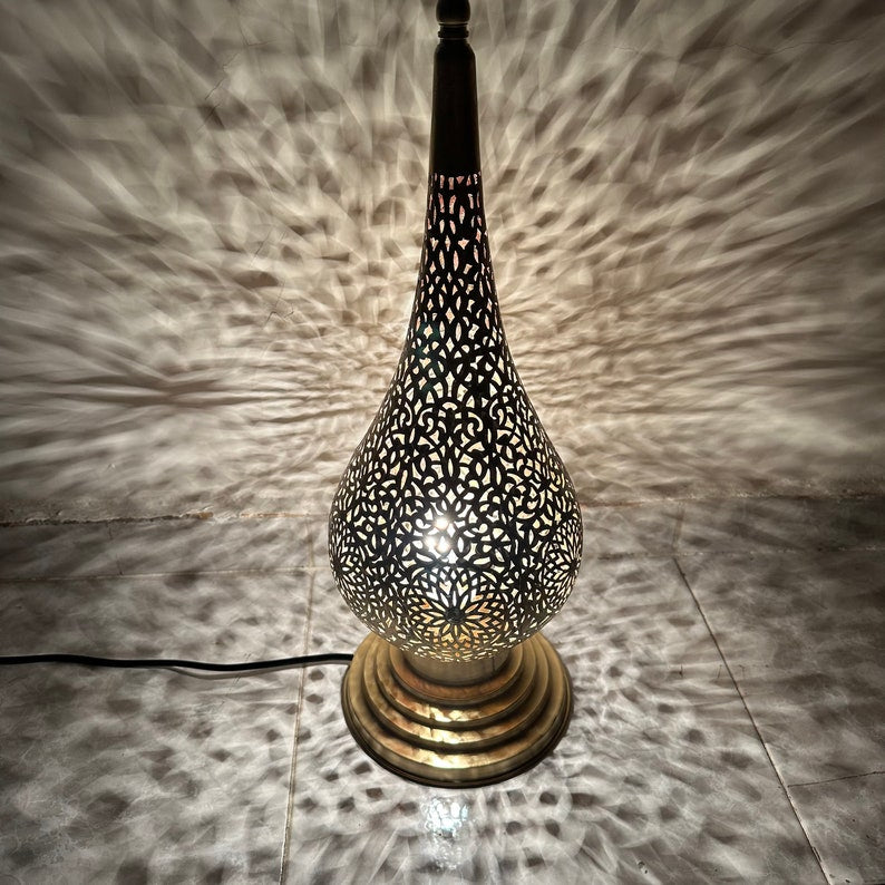 MOROCCAN TABLE & FLOOR LAMP , FAYZA
