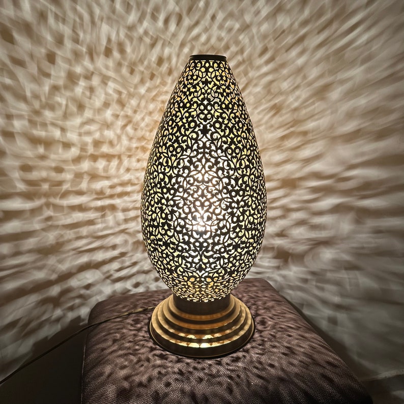MOROCCAN TABLE & FLOOR LAMP , MAYA