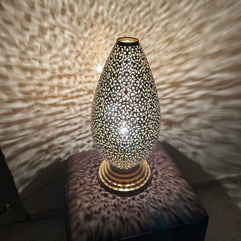 MOROCCAN TABLE & FLOOR LAMP , MAYA