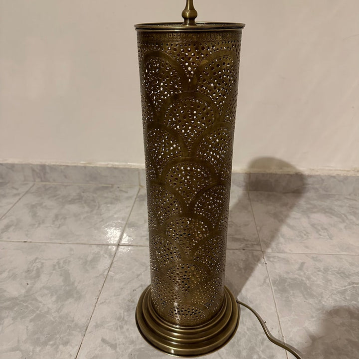 MOROCCAN TABLE & FLOOR LAMP , CYLINDER