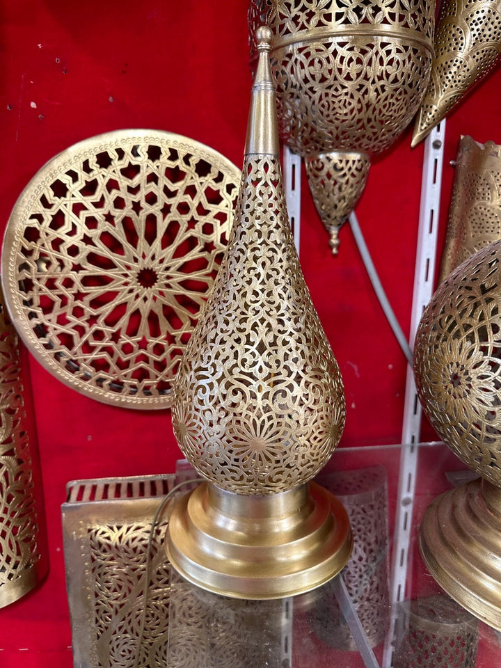 MOROCCAN TABLE & FLOOR LAMP , HILAL