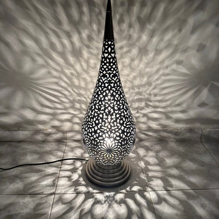 MOROCCAN TABLE & FLOOR LAMP , HILAL