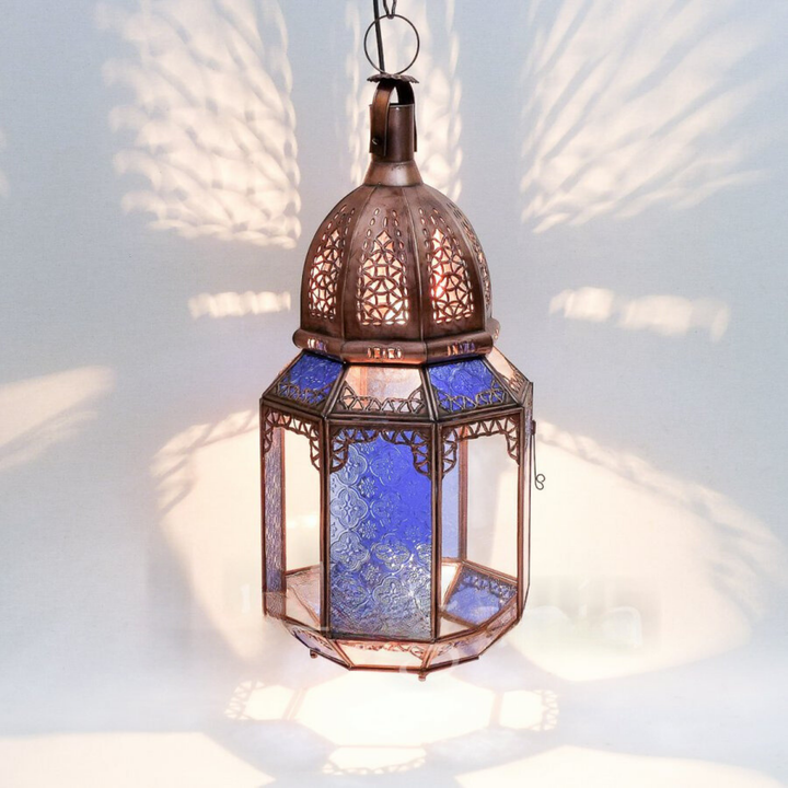 MOROCCAN LANTERNS, JAWHAR BLUE