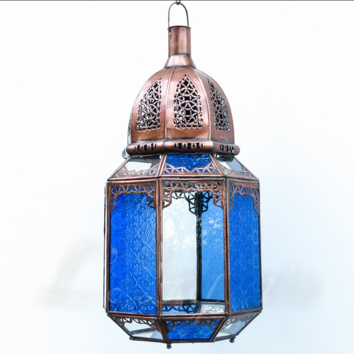 MOROCCAN LANTERNS, JAWHAR BLUE