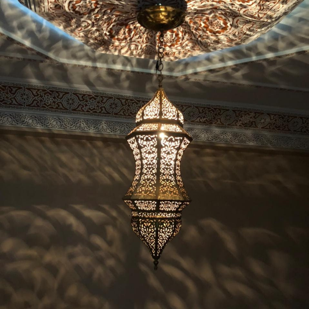 BRASS CEILING LIGHT , NAJWA