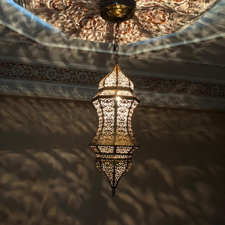 BRASS CEILING LIGHT , NAJWA