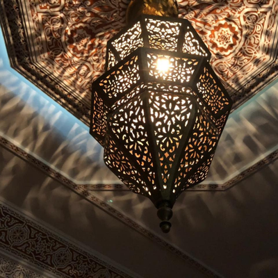 iconic Ceiling Lamp, Reflect a Beautiful Design on wall- Available in Gold, Silver, Black Brass