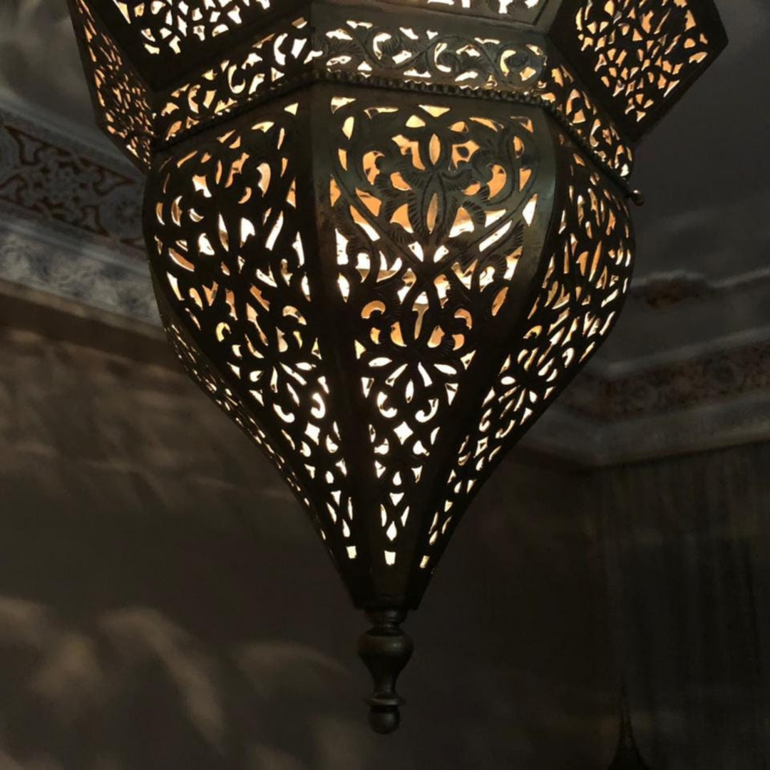 BRASS CEILING LIGHT , NAJWA