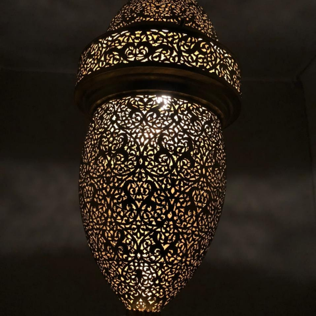 BRASS CEILING LIGHT , HILAL