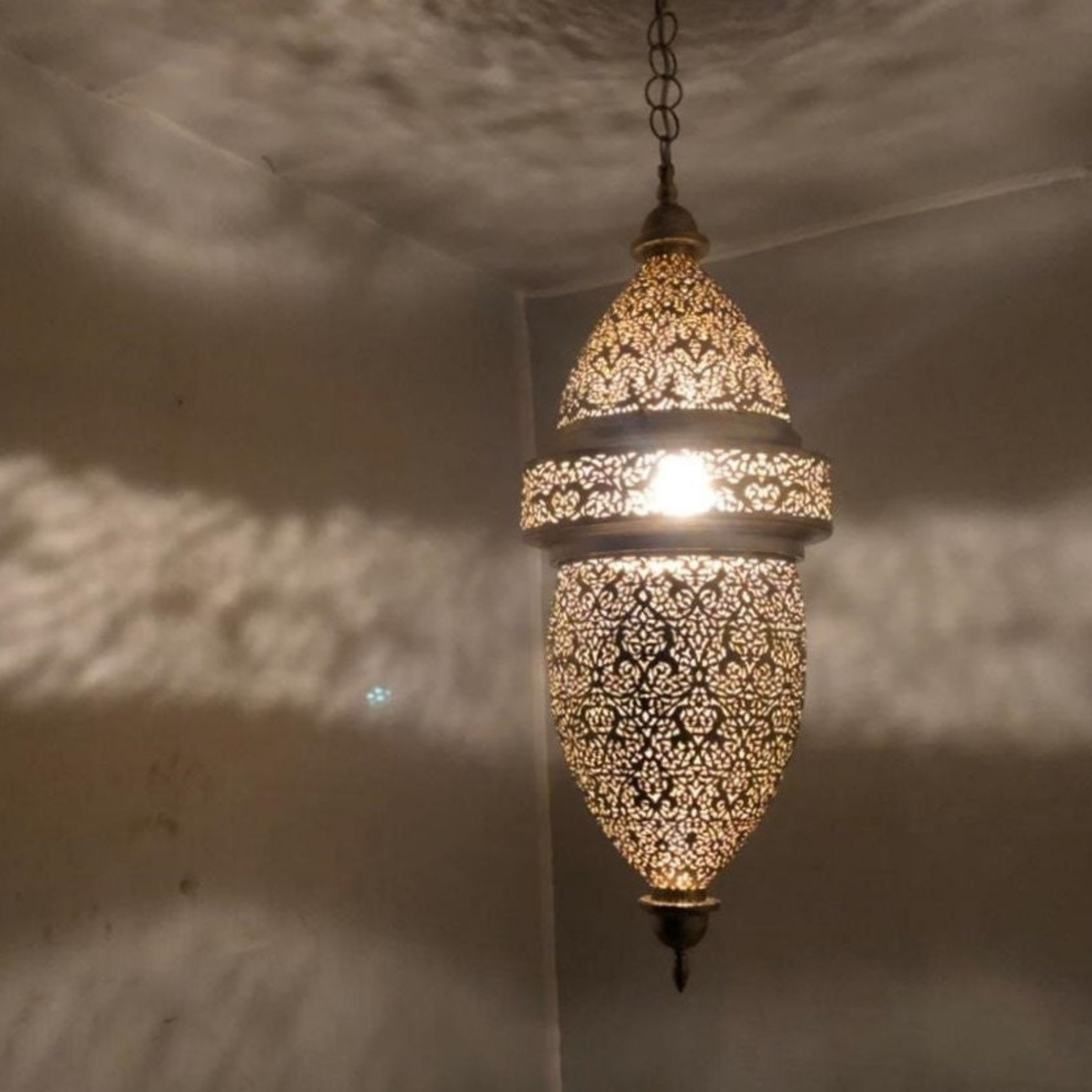BRASS CEILING LIGHT , HILAL