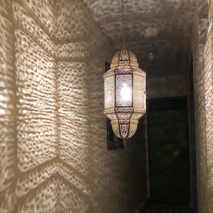 BRASS CEILING LIGHT , YOUNESS 2