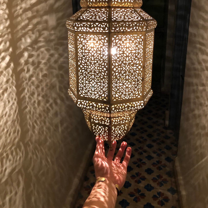 BRASS CEILING LIGHT , YOUNESS 2