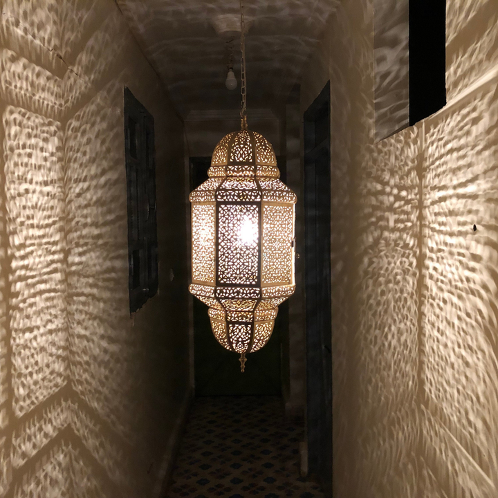 BRASS CEILING LIGHT , YOUNESS 2