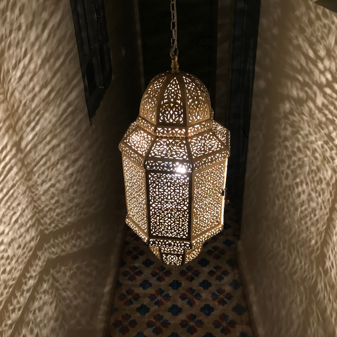 BRASS CEILING LIGHT , YOUNESS 2