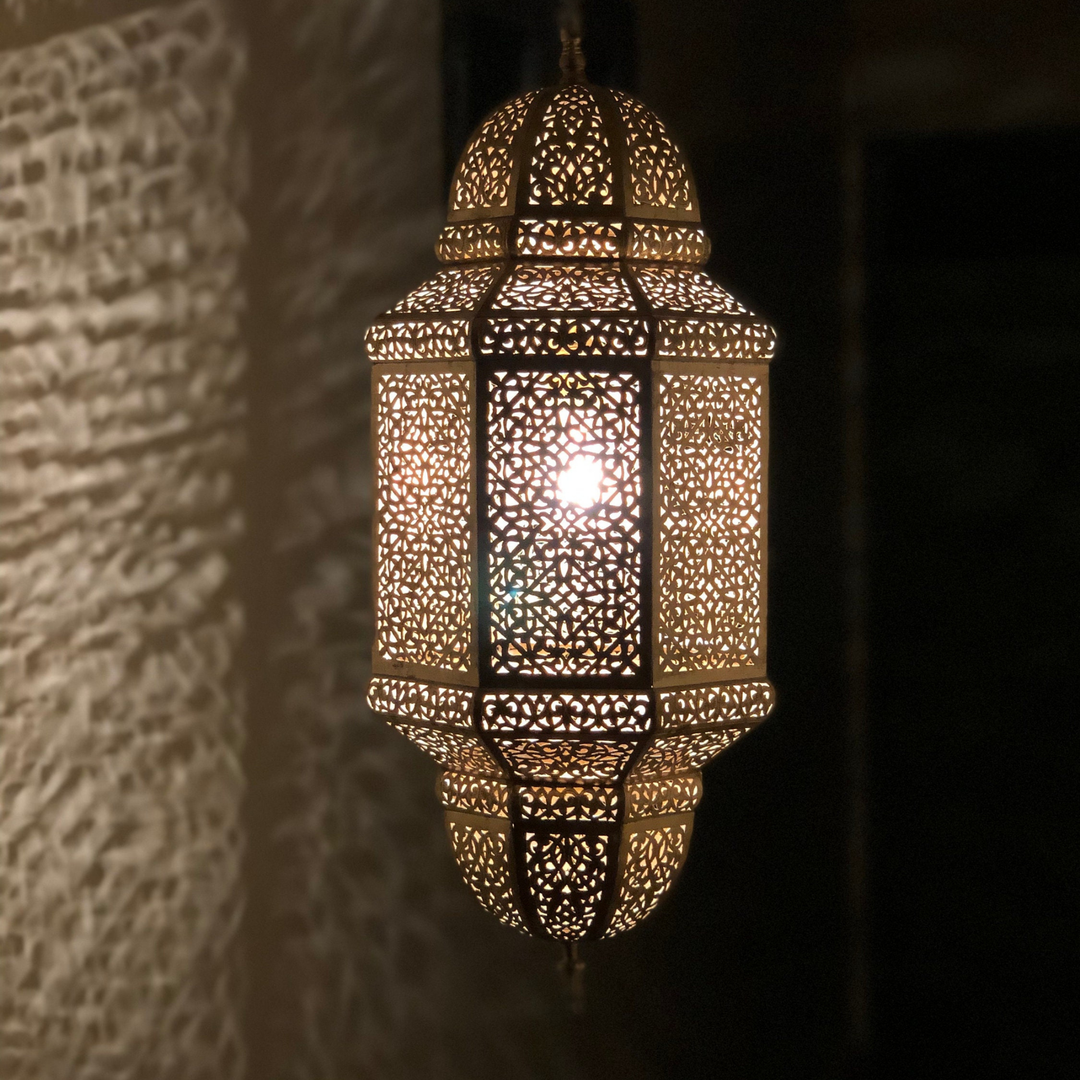 BRASS CEILING LIGHT , YOUNESS 2