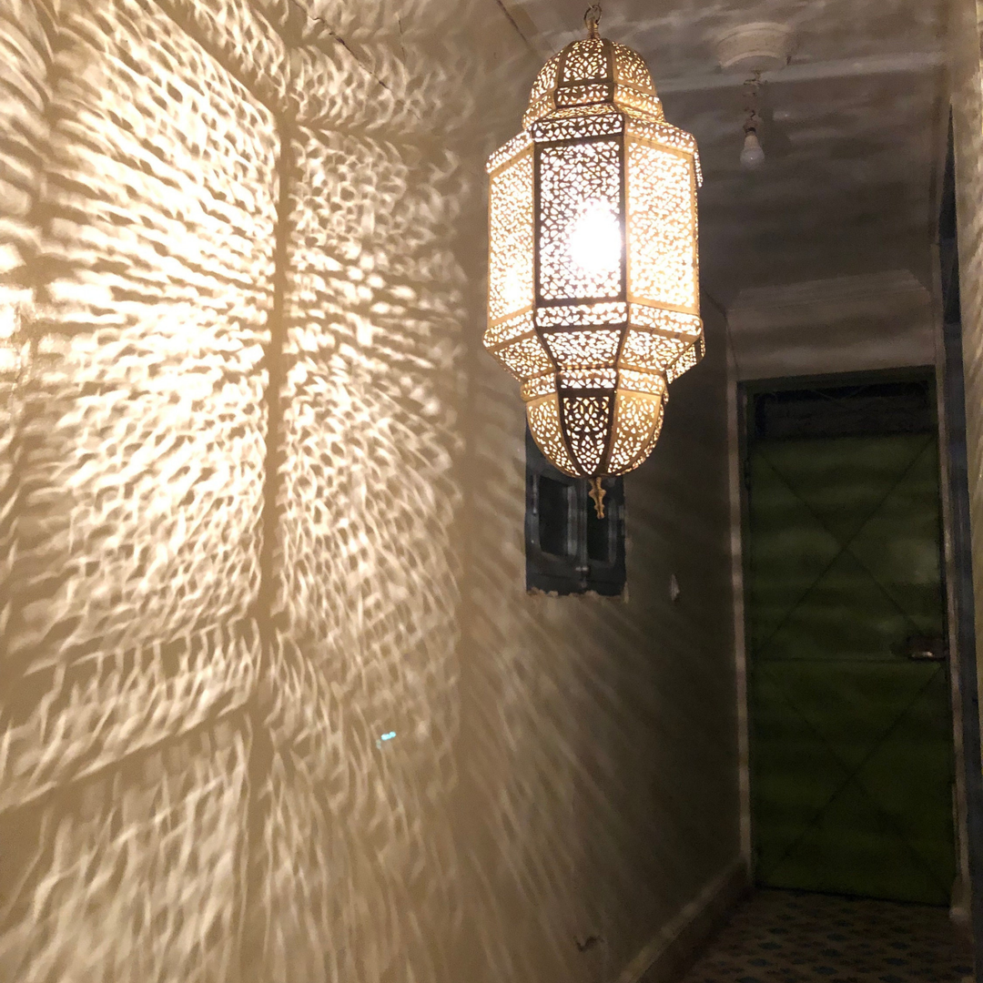 BRASS CEILING LIGHT , YOUNESS 2