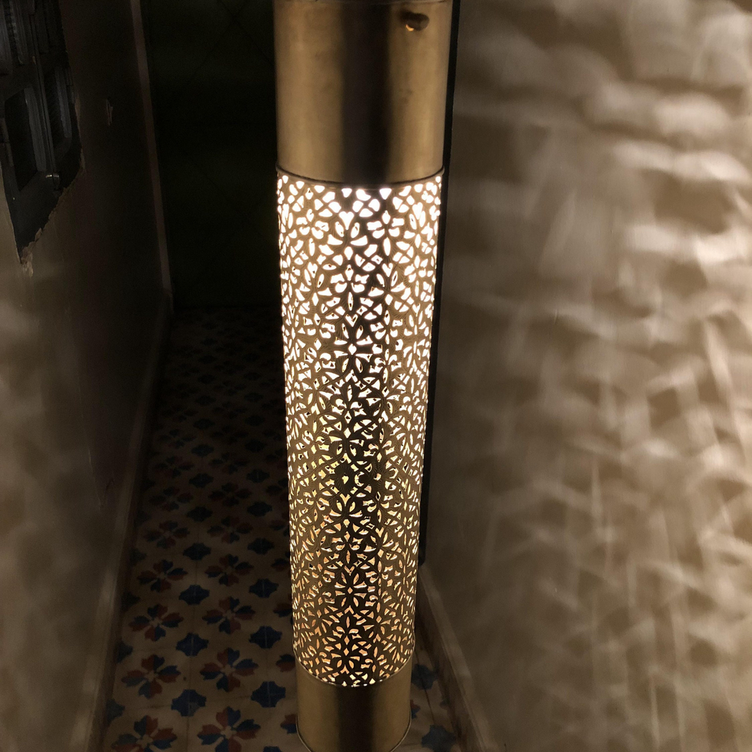 BRASS CEILING LIGHT , QADOUSS