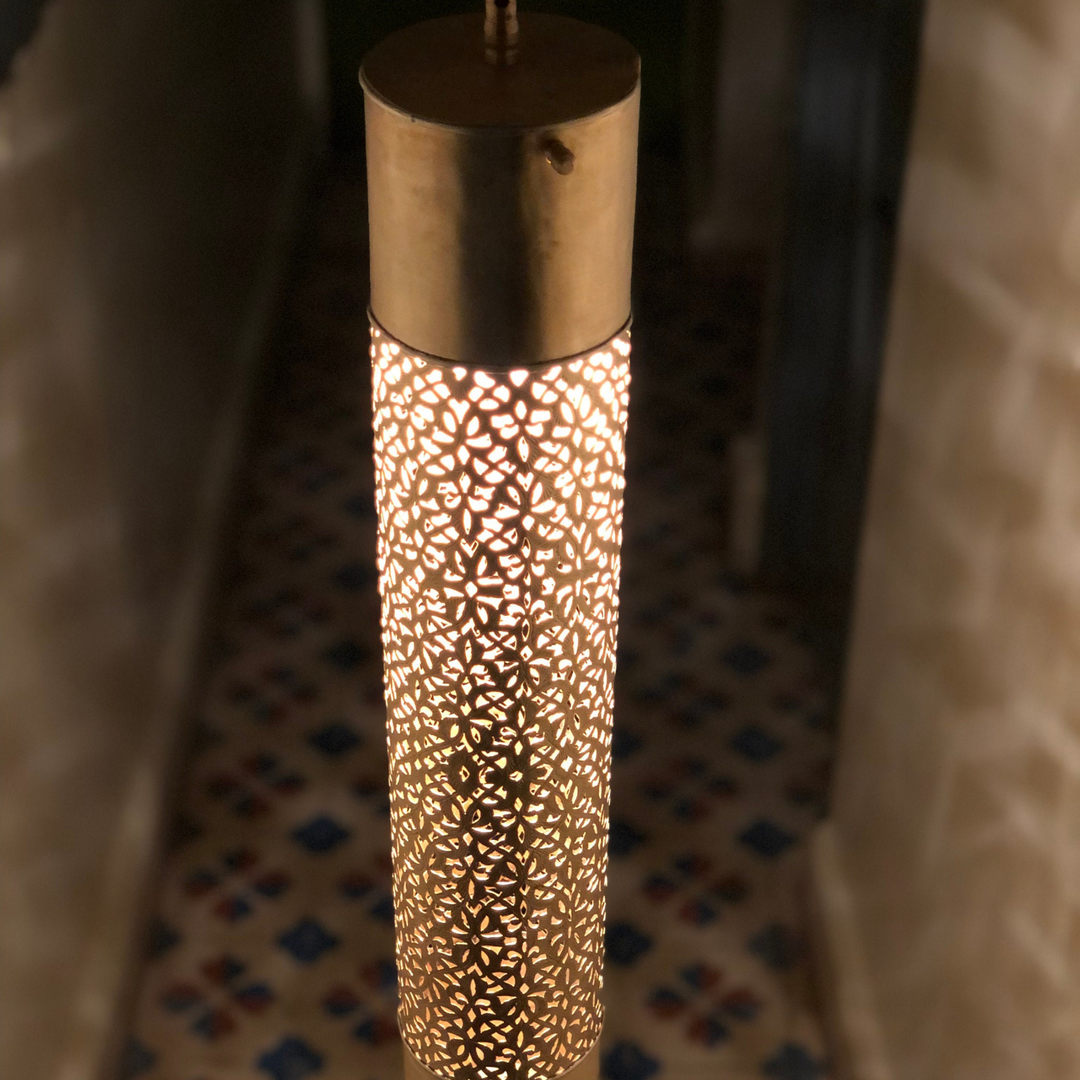 BRASS CEILING LIGHT , QADOUSS