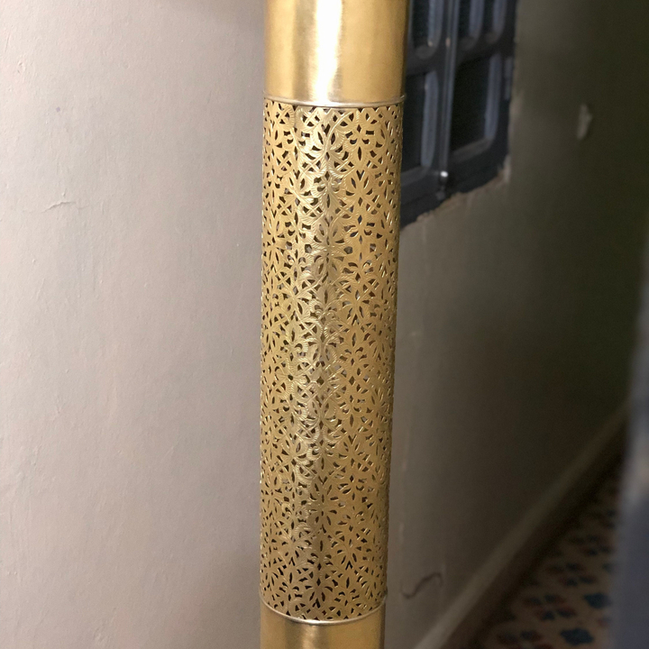 BRASS CEILING LIGHT , QADOUSS
