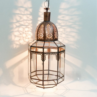 Moroccan Ceiling Glass Lamp with Moroccan style – Reflect a Clear lighting - Luxury for Outdoor and Indoor Lighting Decor