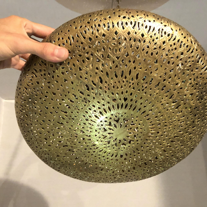 BRASS CEILING LIGHT , SAMIRA