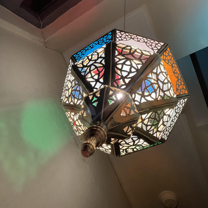 BRASS CEILING LIGHT , JAMAL
