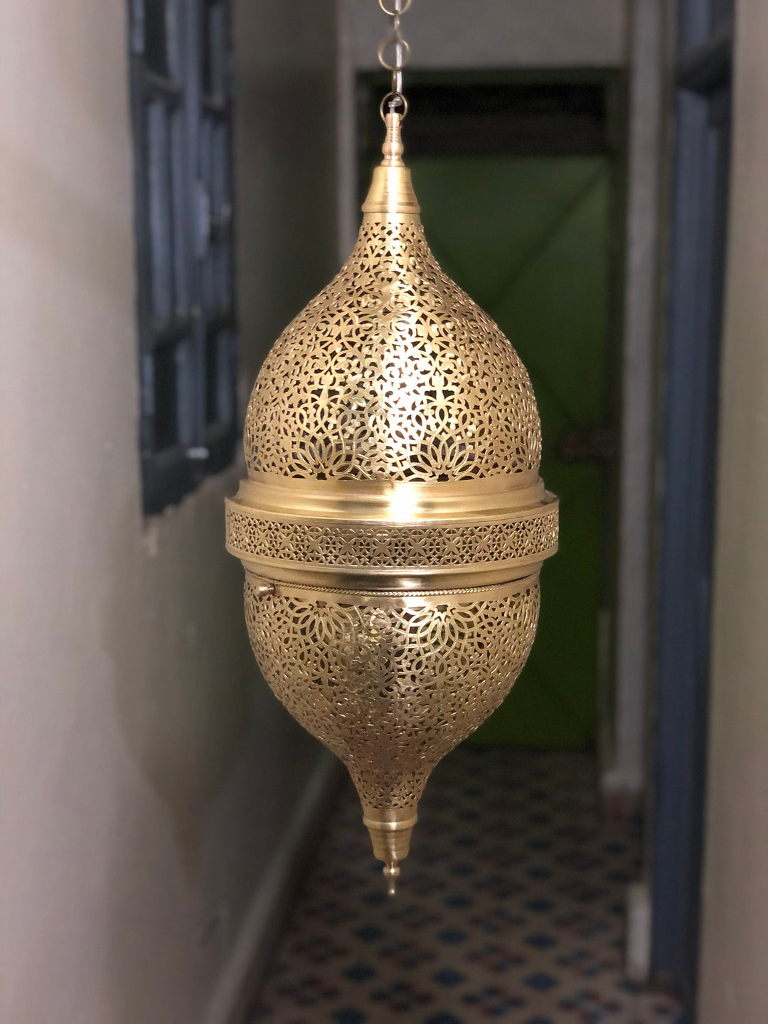 BRASS CEILING LIGHT , NASSIM L