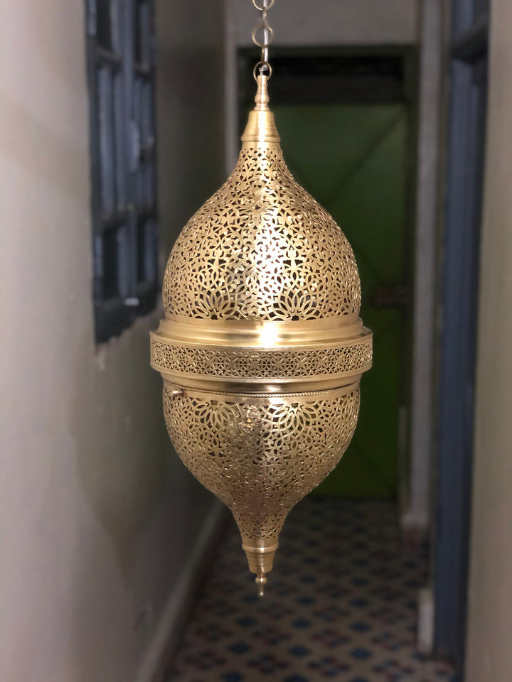 BRASS CEILING LIGHT , NASSIM L