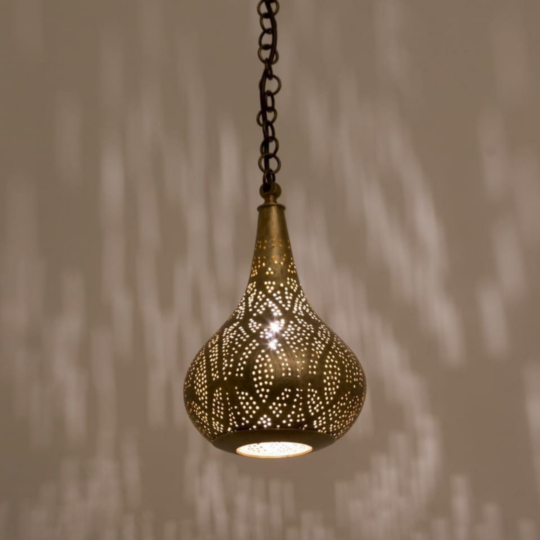 BRASS CEILING LIGHT , ANAS