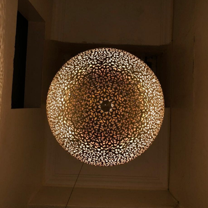 BRASS CEILING LIGHT , KOORA