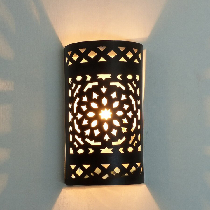IRON WALL SCONCES, MASSK