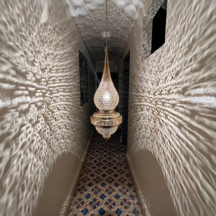 BRASS CEILING LIGHT , AHMAD
