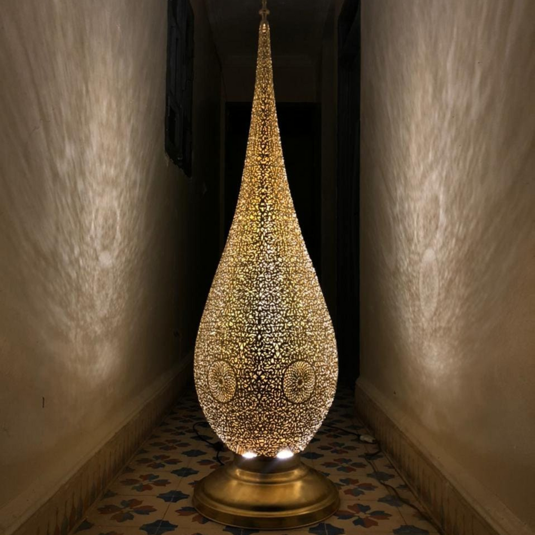 MOROCCAN FLOOR LAMP , THE TEAR